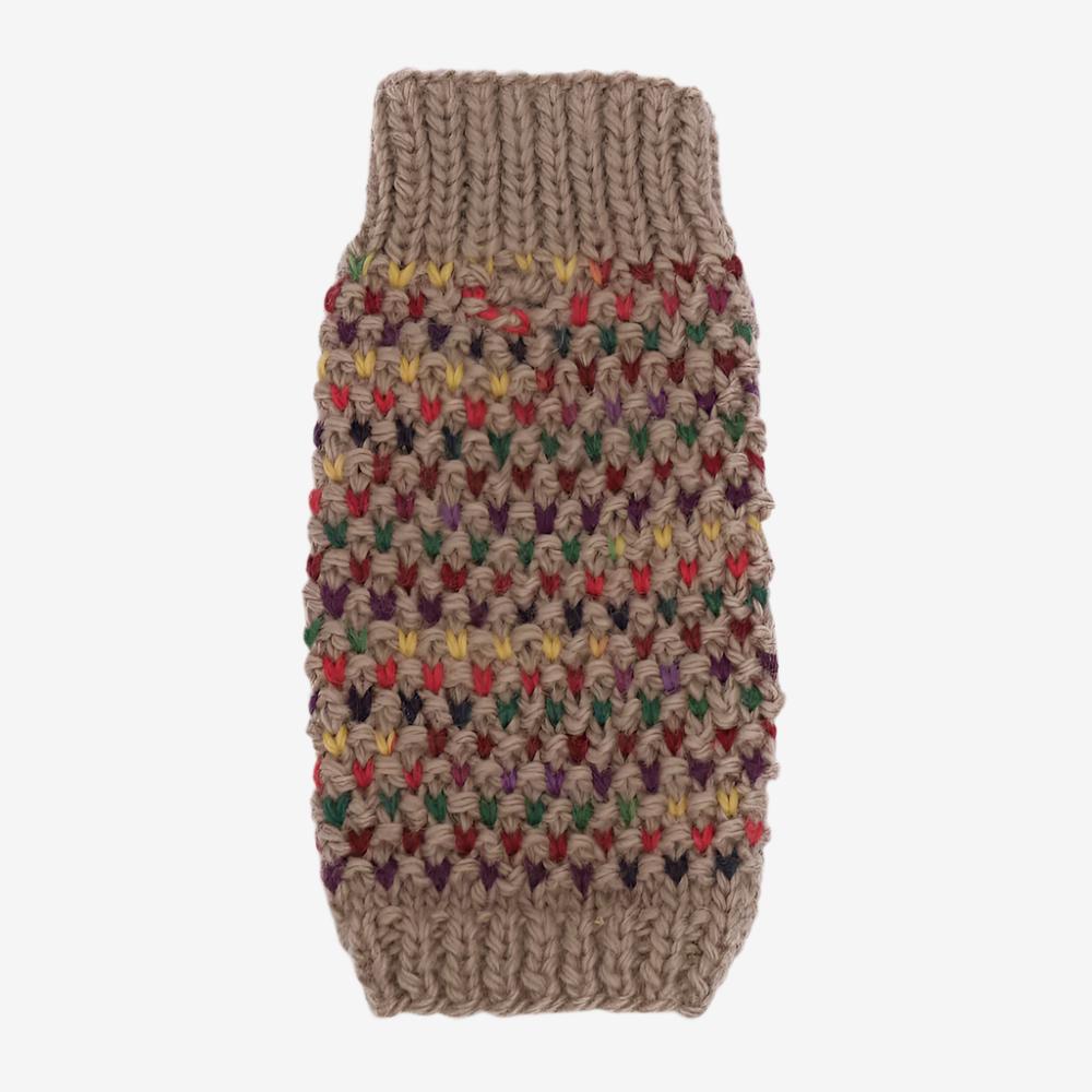 Contrast Stitch Turtleneck Jumper