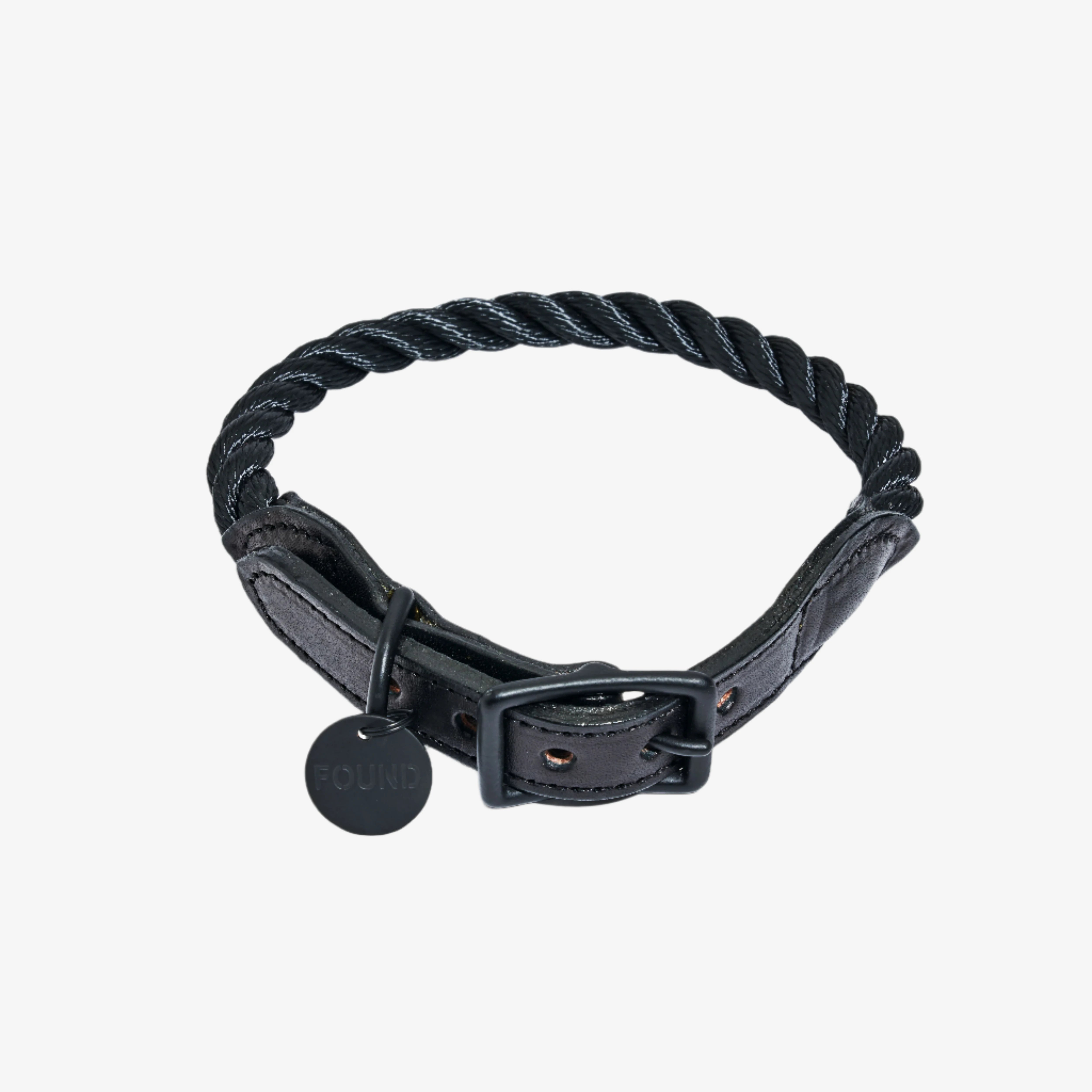 Rope & Leather Collar