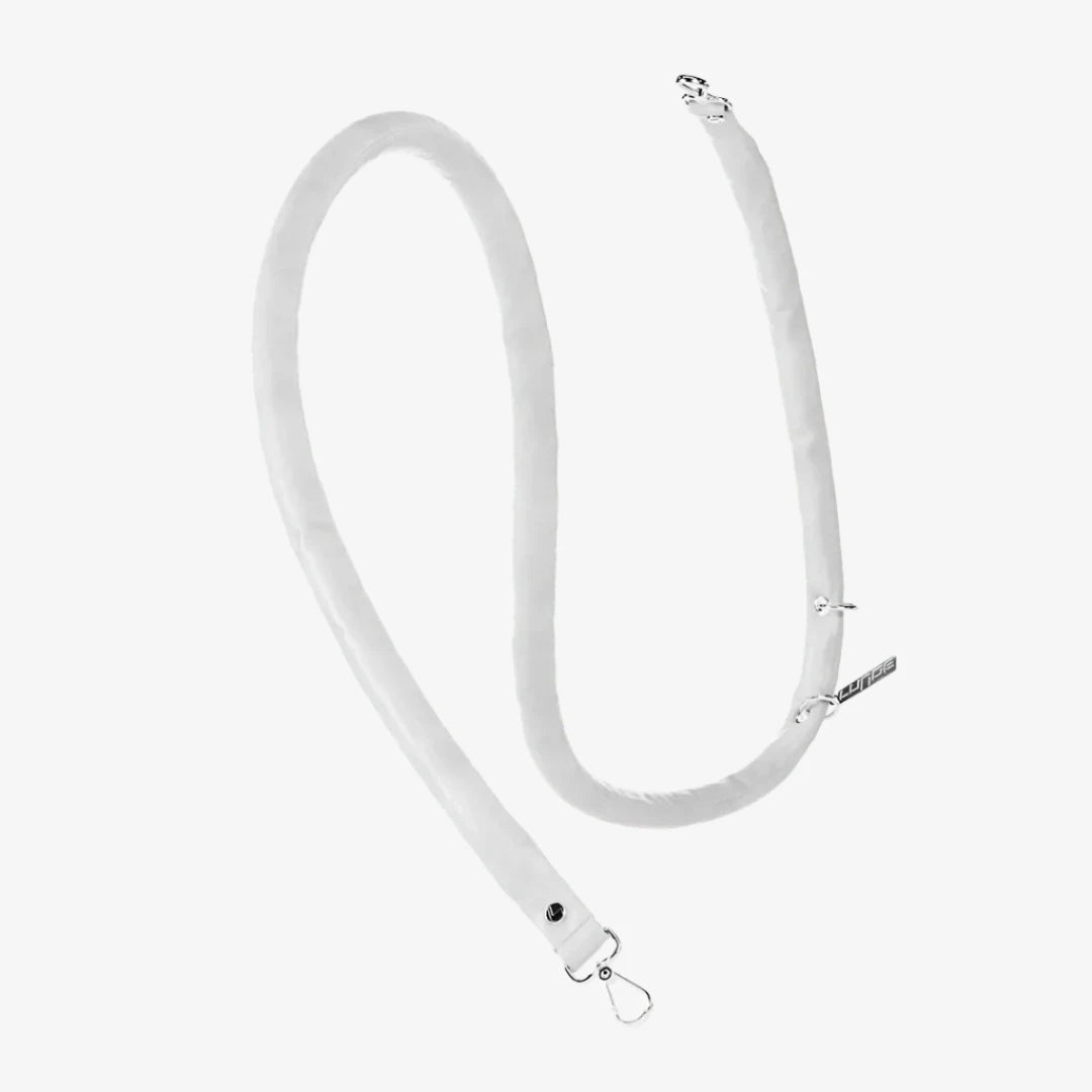 Puffed Leather Lead - Bone