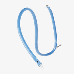 Puffed Leather Lead - Cornflower
