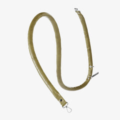 Puffed Leather Lead - Moss