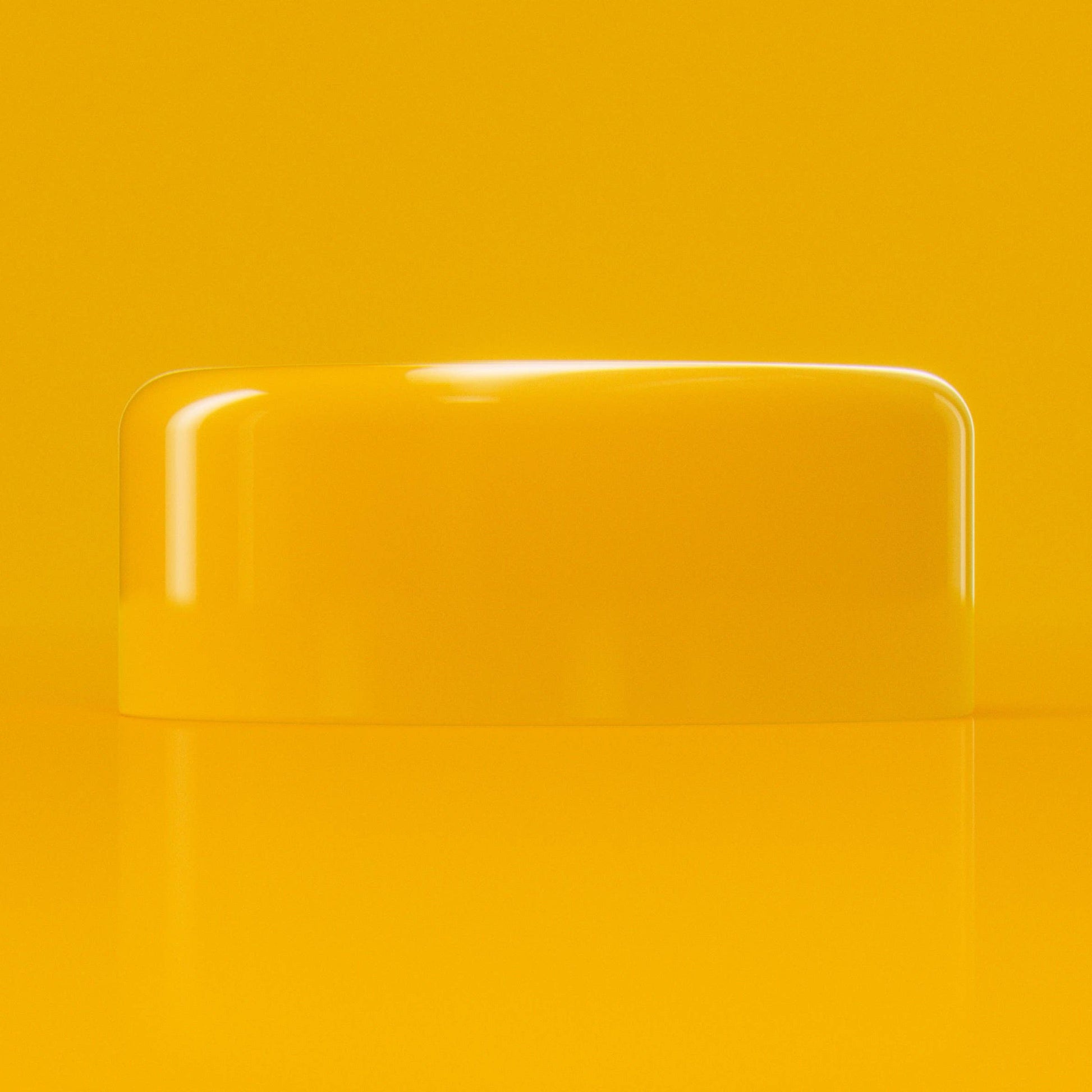 barkers dog bowl yellow