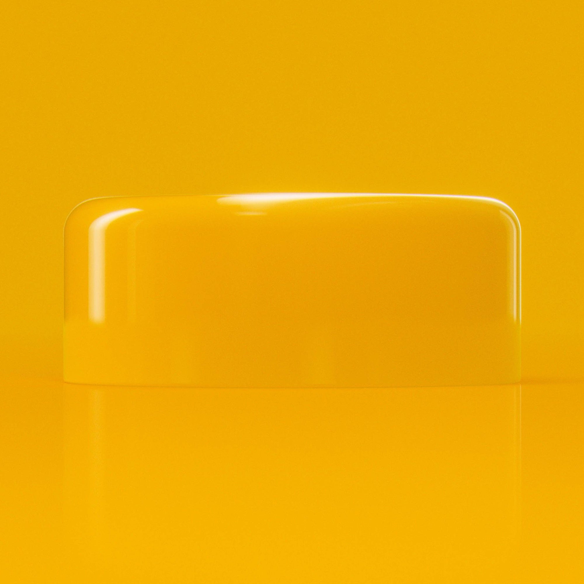 barkers dog bowl yellow