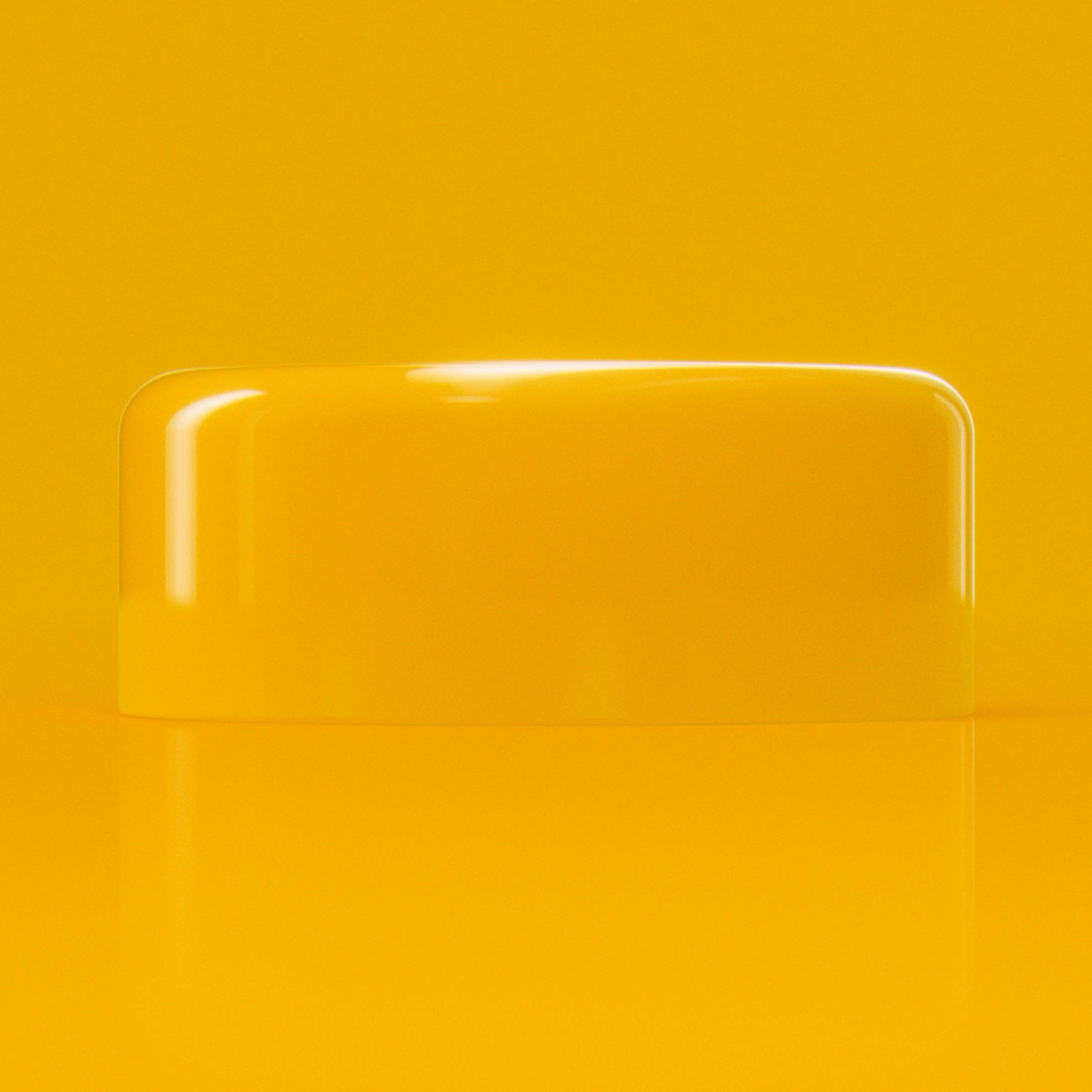 barkers dog bowl yellow