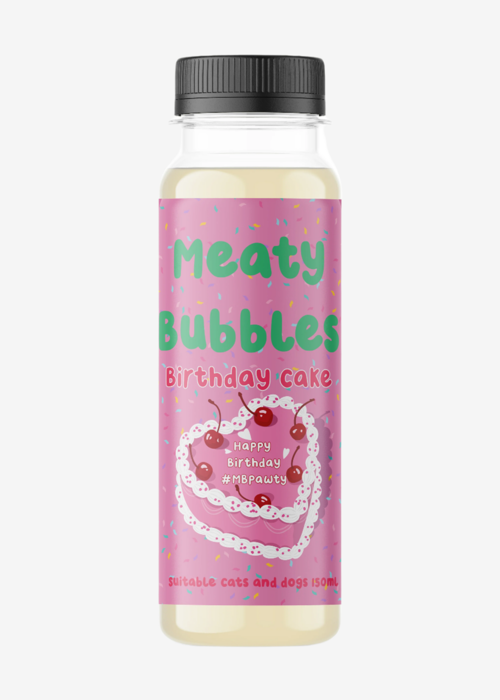 birthday cake meaty bubbles for dogs