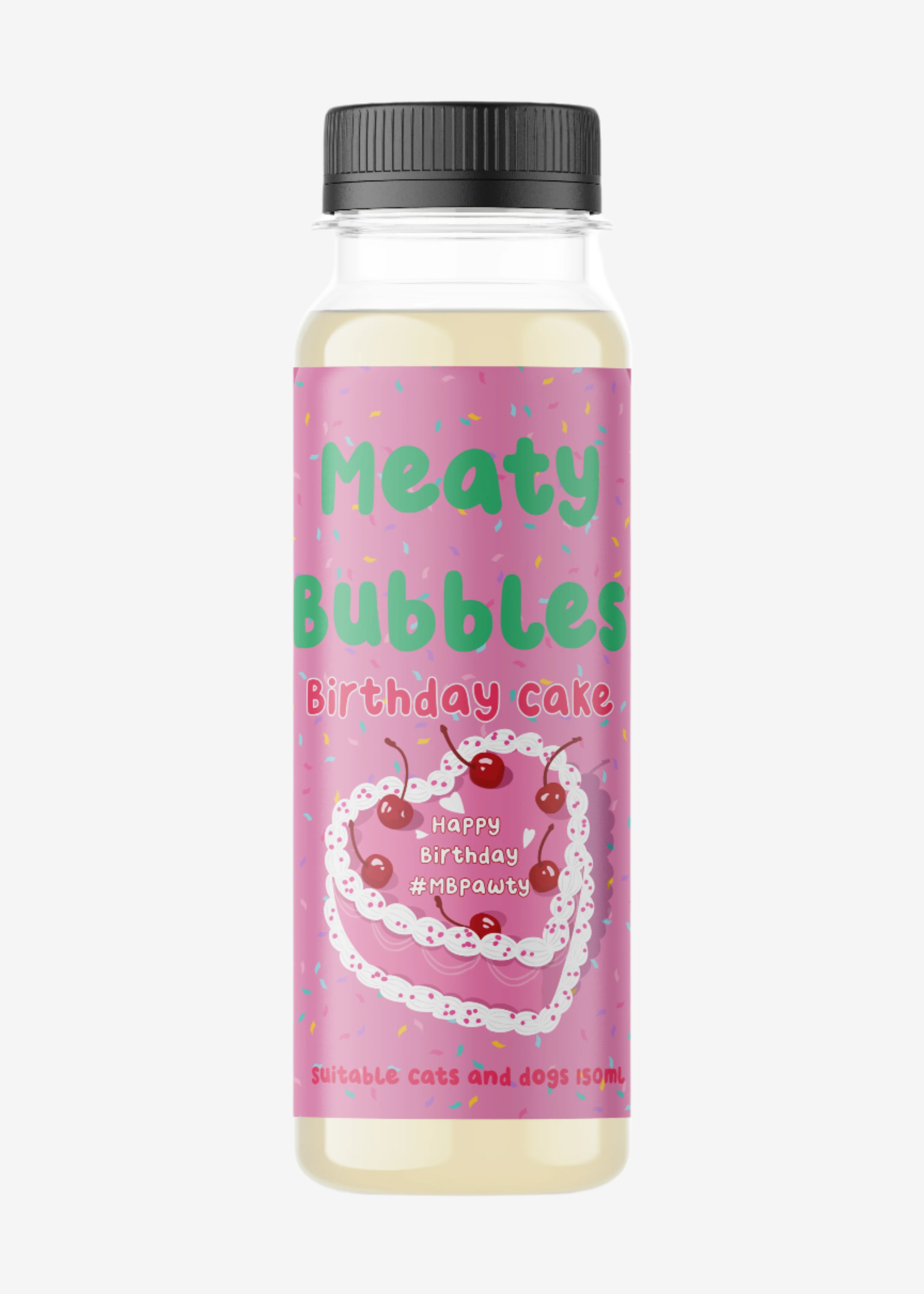 birthday cake meaty bubbles for dogs