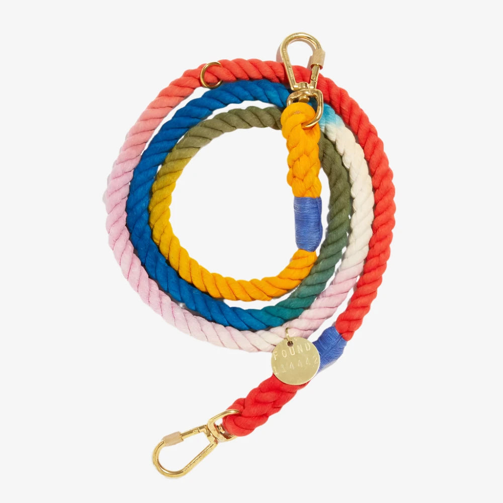 Adjustable Rope Lead - Henri Ombre